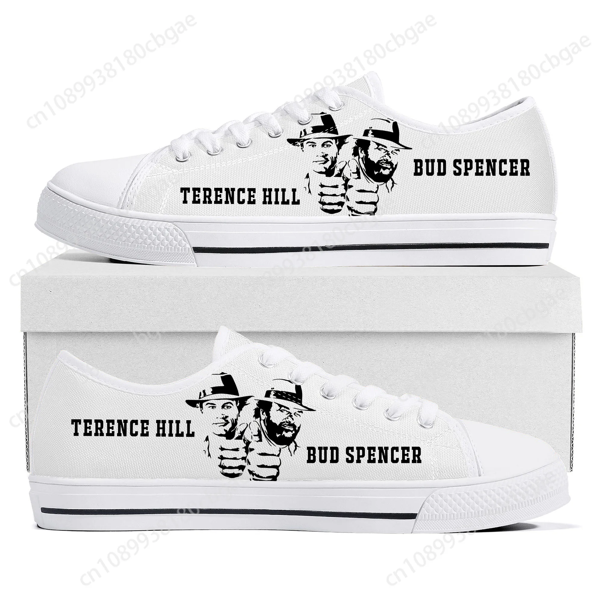 

Bud Spencer Terence Hill Low Top Sneakers Mens Womens Teenager Canvas Sneaker Casual Custom Made Shoes High Quality Couple Shoe