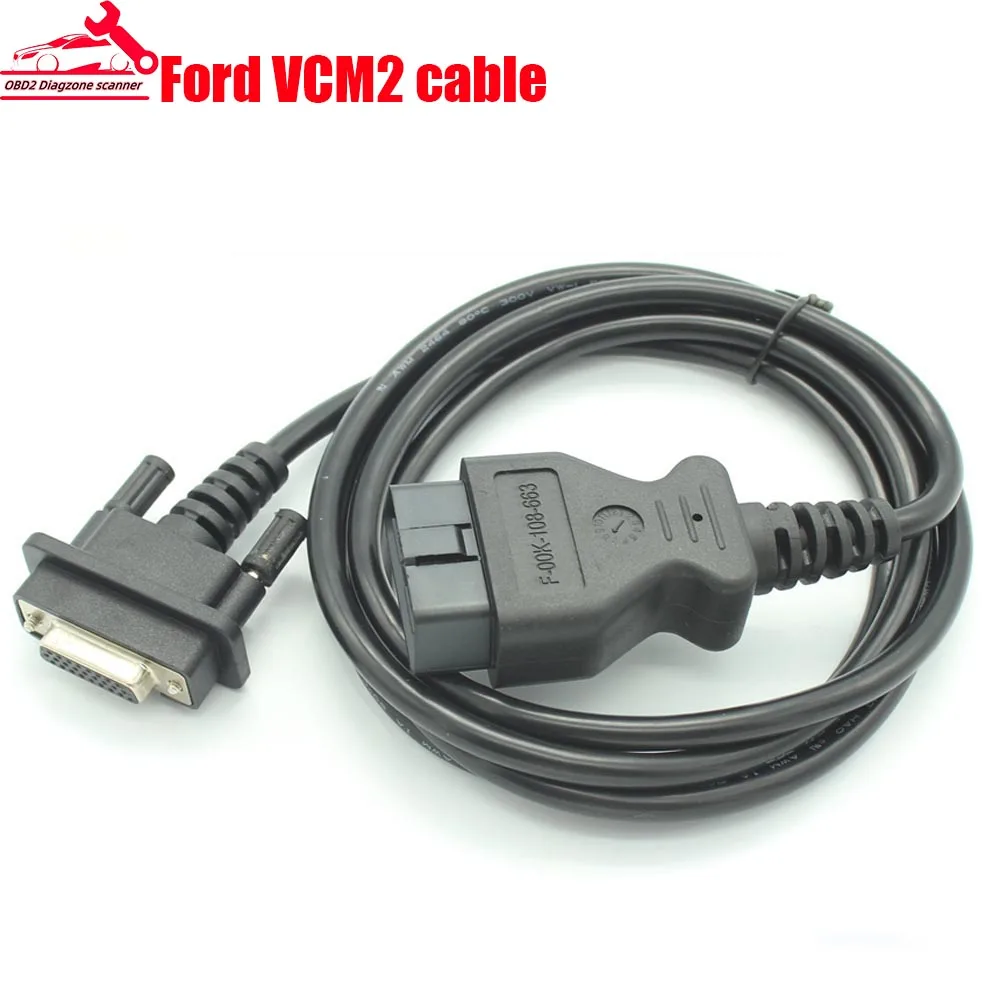 Câble principal VCM2 VCM II 0.3m/1m/1.5m/3m/5m/10m16pin pour interface de diagnostic F-00K-108-663 F-ord câble d'extension OBD2