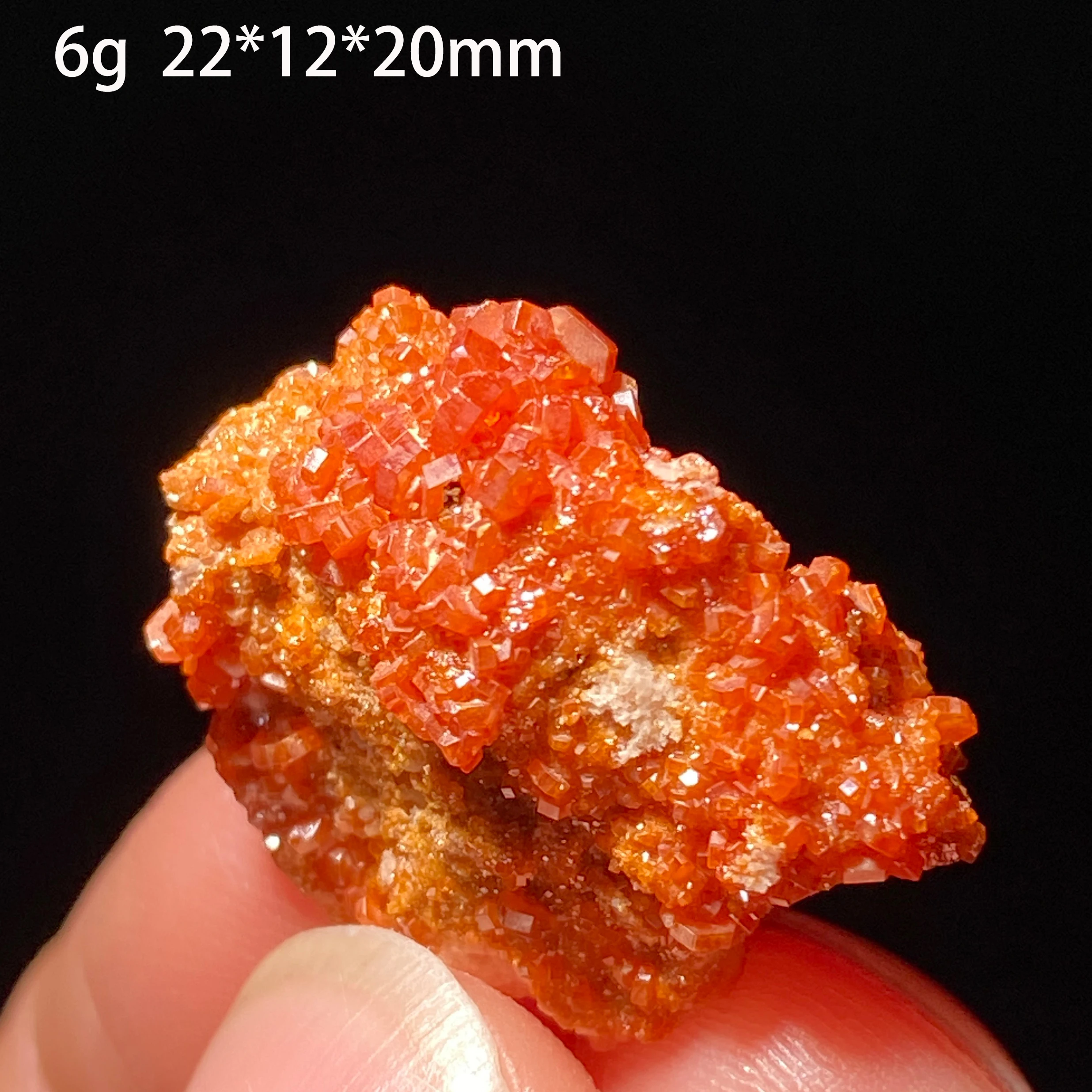 Natural Vanadinite Crystal Cluster Raw Stone Mineral 100% for Decoration Healing Collection Rough Polished Geode Gift