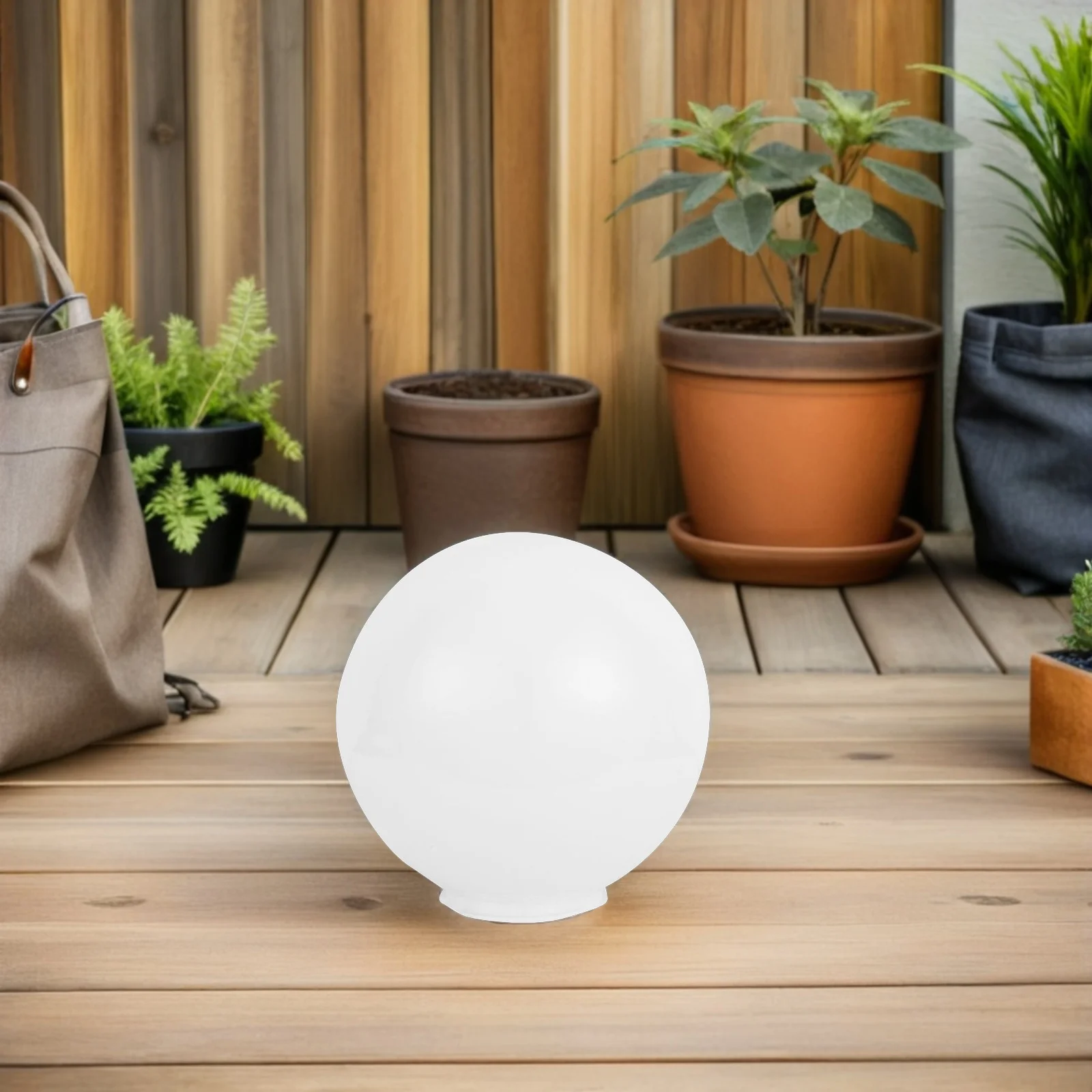 

Outdoor Waterproof Acrylic Lampshade Round Ball Shape Replacement Lamp Cover Acrylic Light Globe Protector Suitable for Home