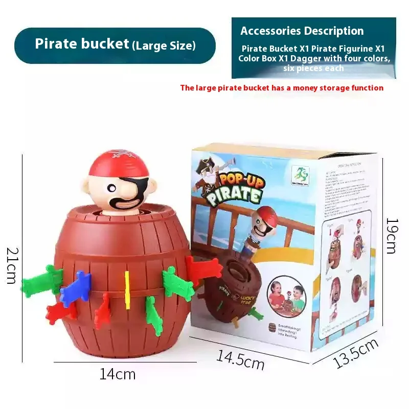 

Забавная пиратская бочка, игрушка, меч, прыжки, пиратская игровая доска, детские игрушки на Хэллоуин, интерактивные игрушки для родителей и детей для детей, мальчиков