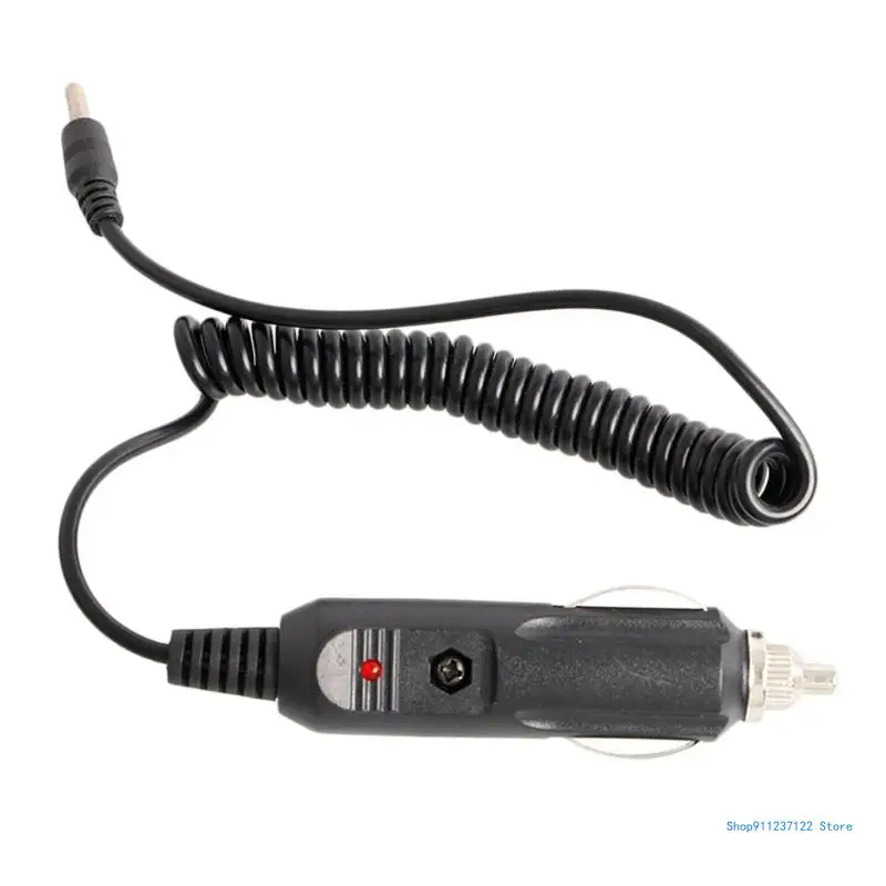 for DC 12V Car Spring Adapter Universal Power Supply Cable for Massagers Truck Vehicle Minibus Cigarette Lig