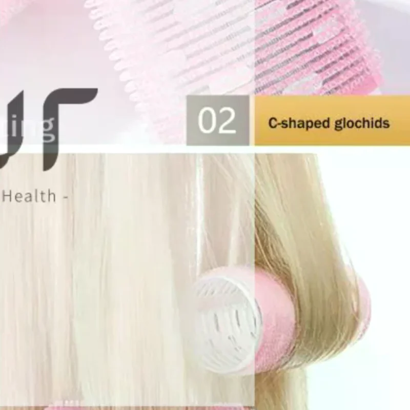 

Набор из 8 очень больших алюминиевых бигуди черно-серого цвета с алюминиевым сердечником, разных размеров, на липучке, Jumbo Air Bang Magic Sleep Curl Bar, 60 мм