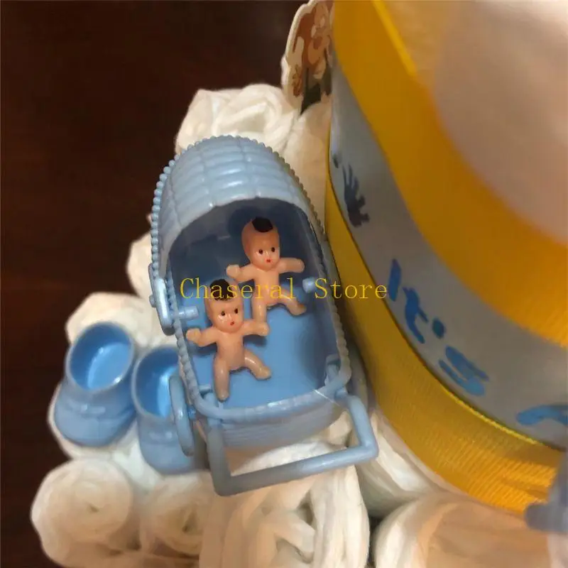 E7ce Lovely Plastic Made Baby Model People Figuur Baby Shower For Architecture Layout Scene Decoratie speelgoed voor creatieve