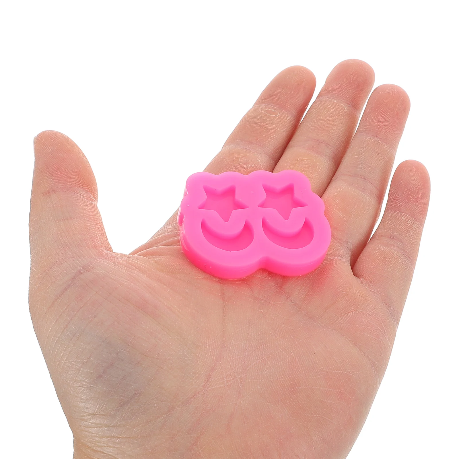 

Stud Earring Silicone Mold for Resin Jewelry Keychain Mini Earrings Star Shape DIY Crafting Accessories