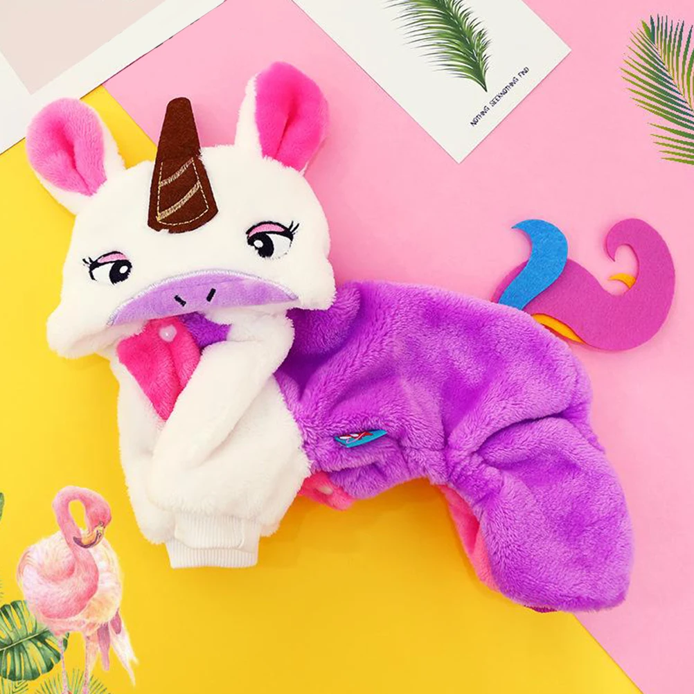 

Pet Clothing Rainbow Costume Cat The Creative Unicorn Dog Special Occasion Colorful