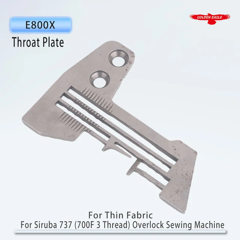 E800X Throat Plate Fit For Siruba 737 (700F 3 Thread) Overlock Sewing Machine Parts Needle Plate Special For Thin Fabric - view 5