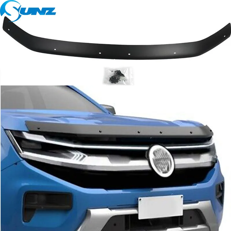 

Bonnet Guard For VW Amarok 2023 2024 Front Hood Deflector Tinted Guard Bug Shield Hood Deflector