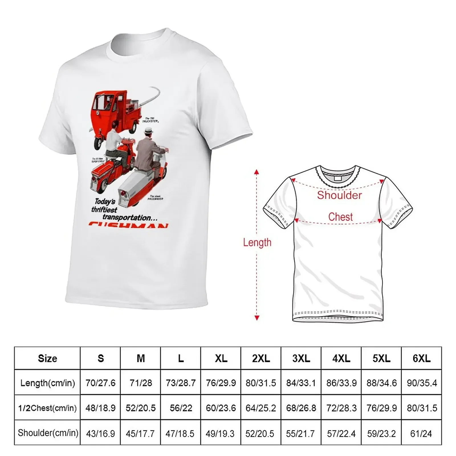 CUSHMAN TRUCKSTER - SUPER EAGLE - PACEMAKER T-Shirt plus size tops plus sizes designer t shirt men