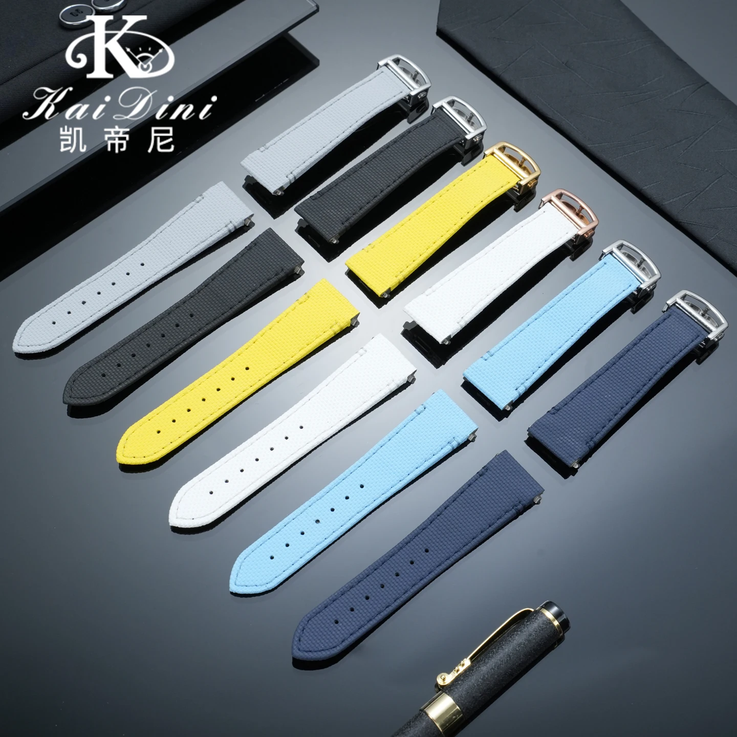 21 มม. สายนาฬิกาฟลูออโรรับเบอร - Cartier Watch Santos บทวิจารณ์และราคา