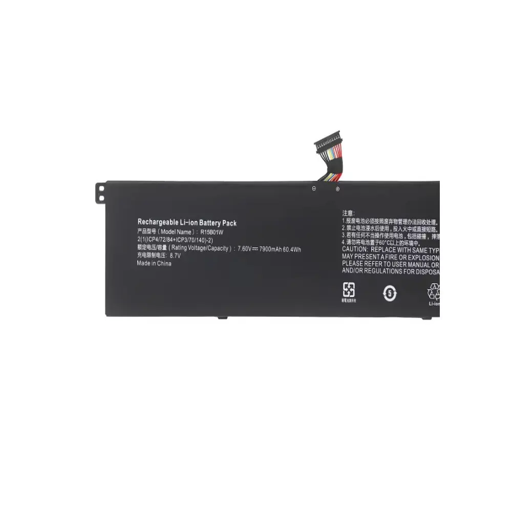 

For Xiaomi Pro 15.6" Series Notebook 7.6V 7900mAh 60.04WH R15B01W Laptop Battery