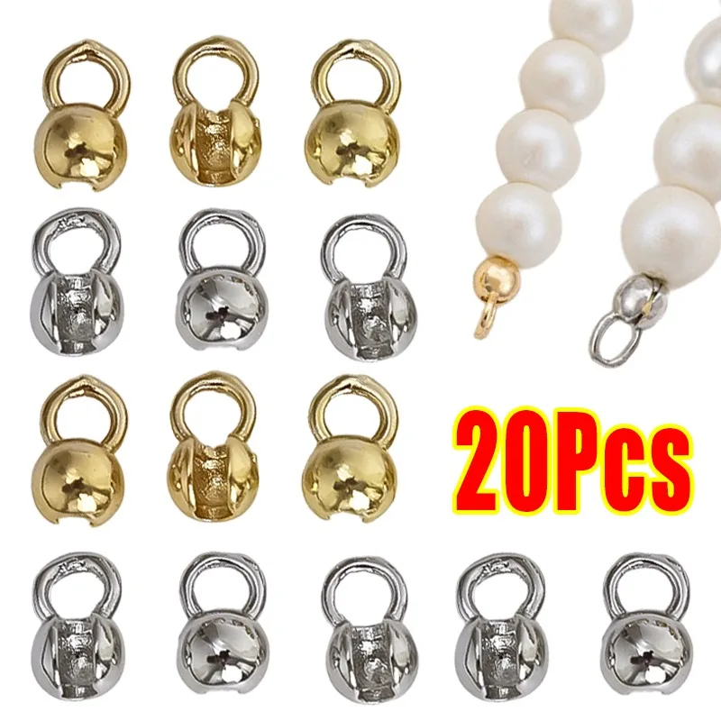 

Clasp Crimp Beads Connector Bracelets Necklace Alloy Clip Buckle Cord End Tips DIY Clamshell Bead Making Tips Crimps End Jewelry