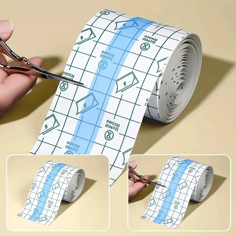 Transparent PU Self-Adhesive Elastic Bandage Finger Toe Protector Waterproof Wrap Breathable Skin Friendly Tape Keep Wound Dry P