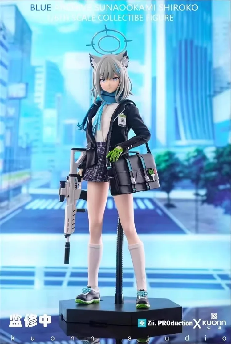 

Zii.PROduction X Kuonn Studio 1/6 Female Soldier Blue Archive Sunaookami Shiroko Full Set 12'' Action Figure Model Toy In Stock