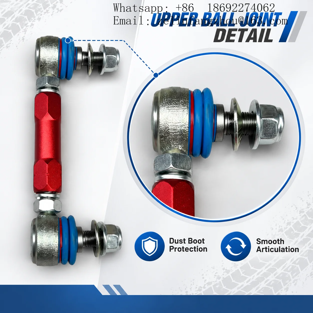 Adjustable Sway Bar Link Stabilizer Link Kit for Off Road Pickup Truck 4x4 Lifted Suspension Heavy Duty OEM Customized
