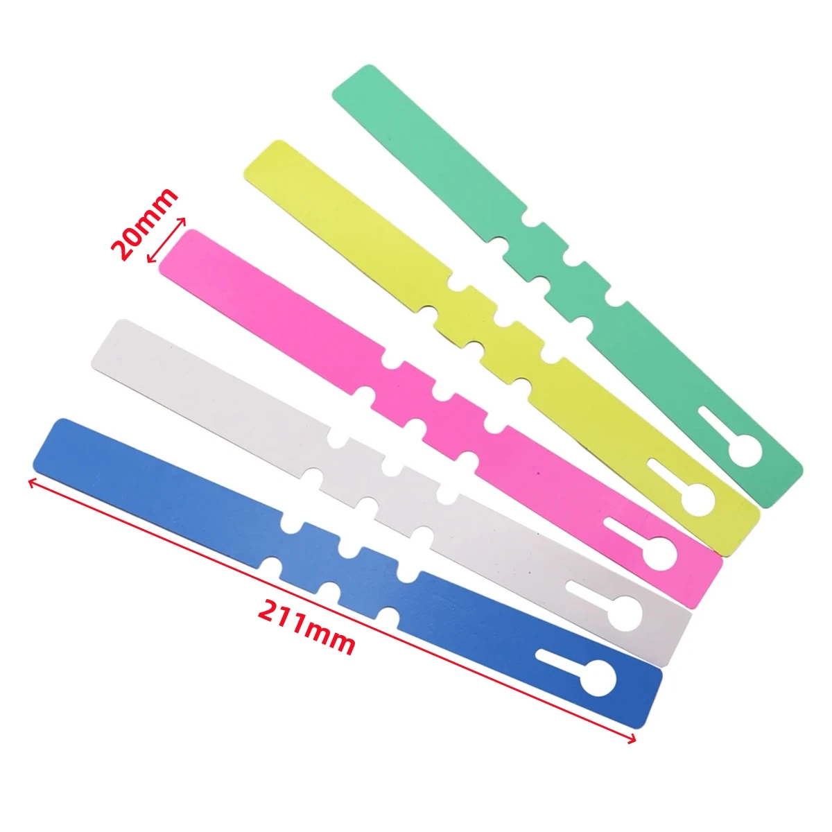100Pcs Waterproof Plant Markers Gardening Plant Marker Label Tools Plastic Plant Hanging Tags Garden Pot&Planter Supply 5 Colors