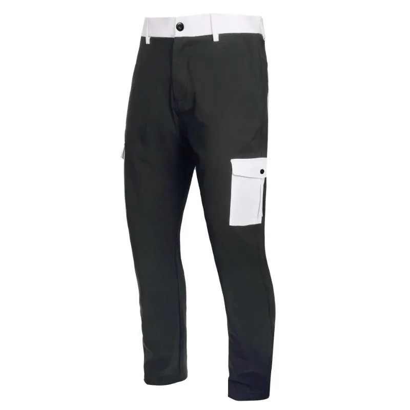 

Workwear Casual Pants Men's Stretch Outdoor Multi Bag Casual Pants Straight Tube Tapered