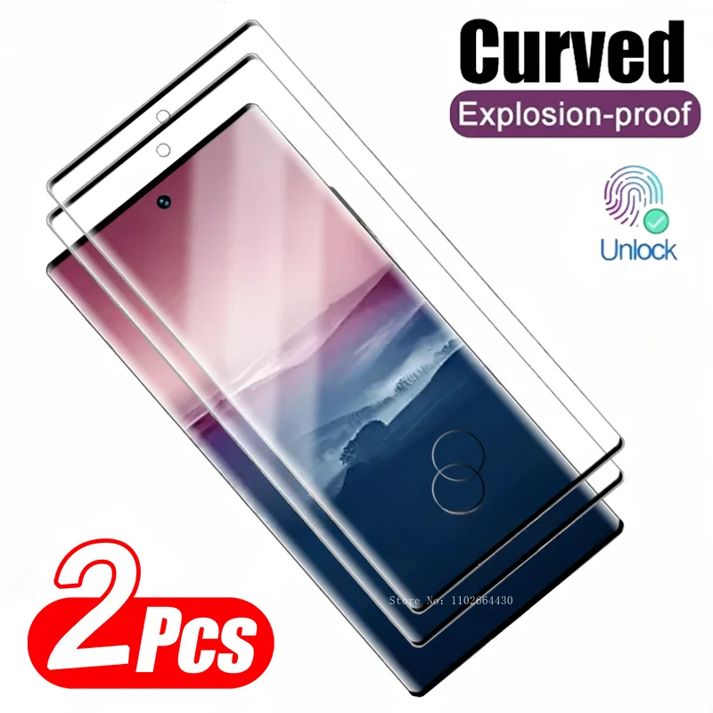 2Pcs  Hd Hardness Anti-shake for Samsung Galaxy S22 S24 S23 S21 S20 Plus Ultra S21 S23 S20 FE Note 8 20 10 Plus Glass