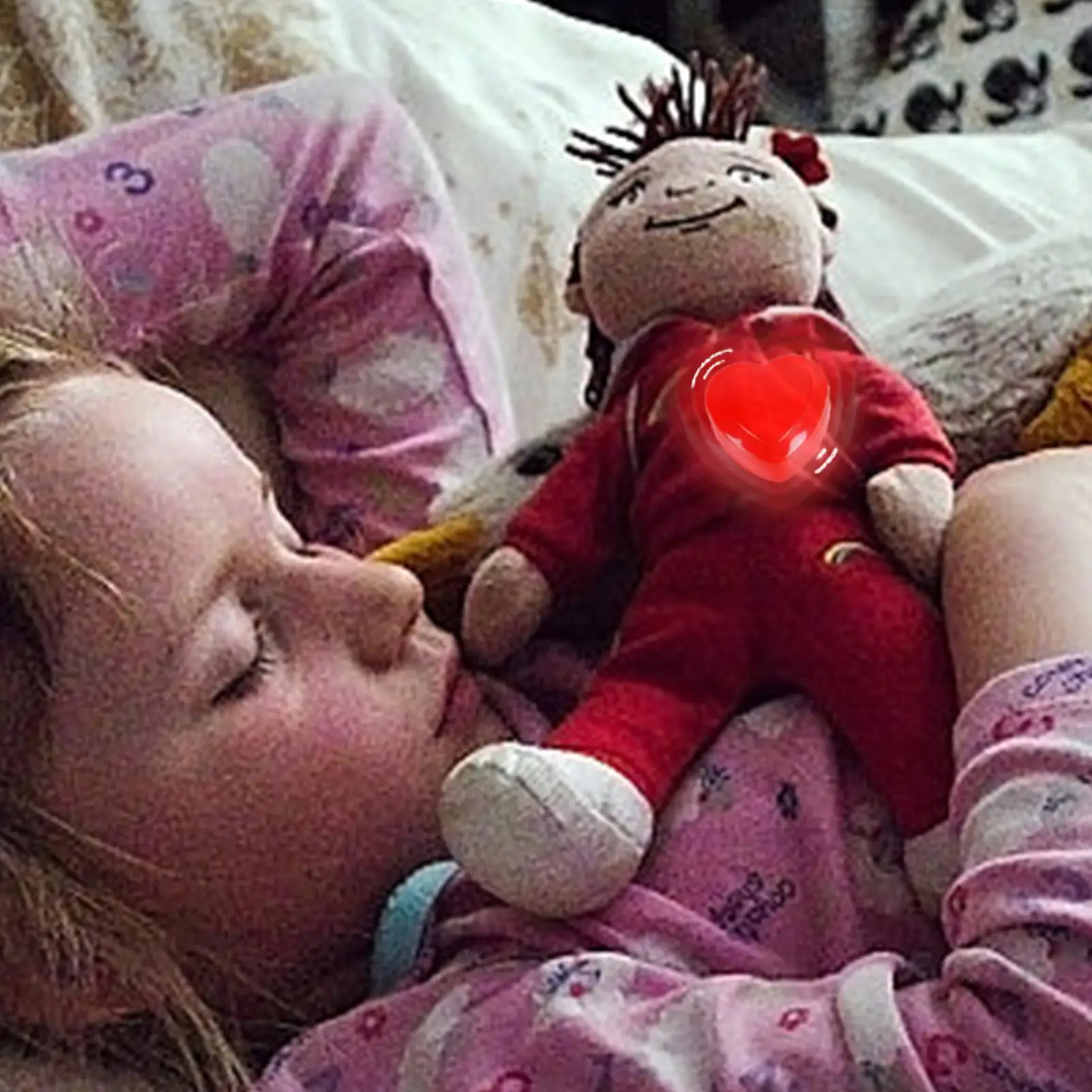 Boîte simulateur de battement de cœur apaisante pour chiots, boîte de remplacement de battement de cœur en forme de cœur pour jouets en peluche