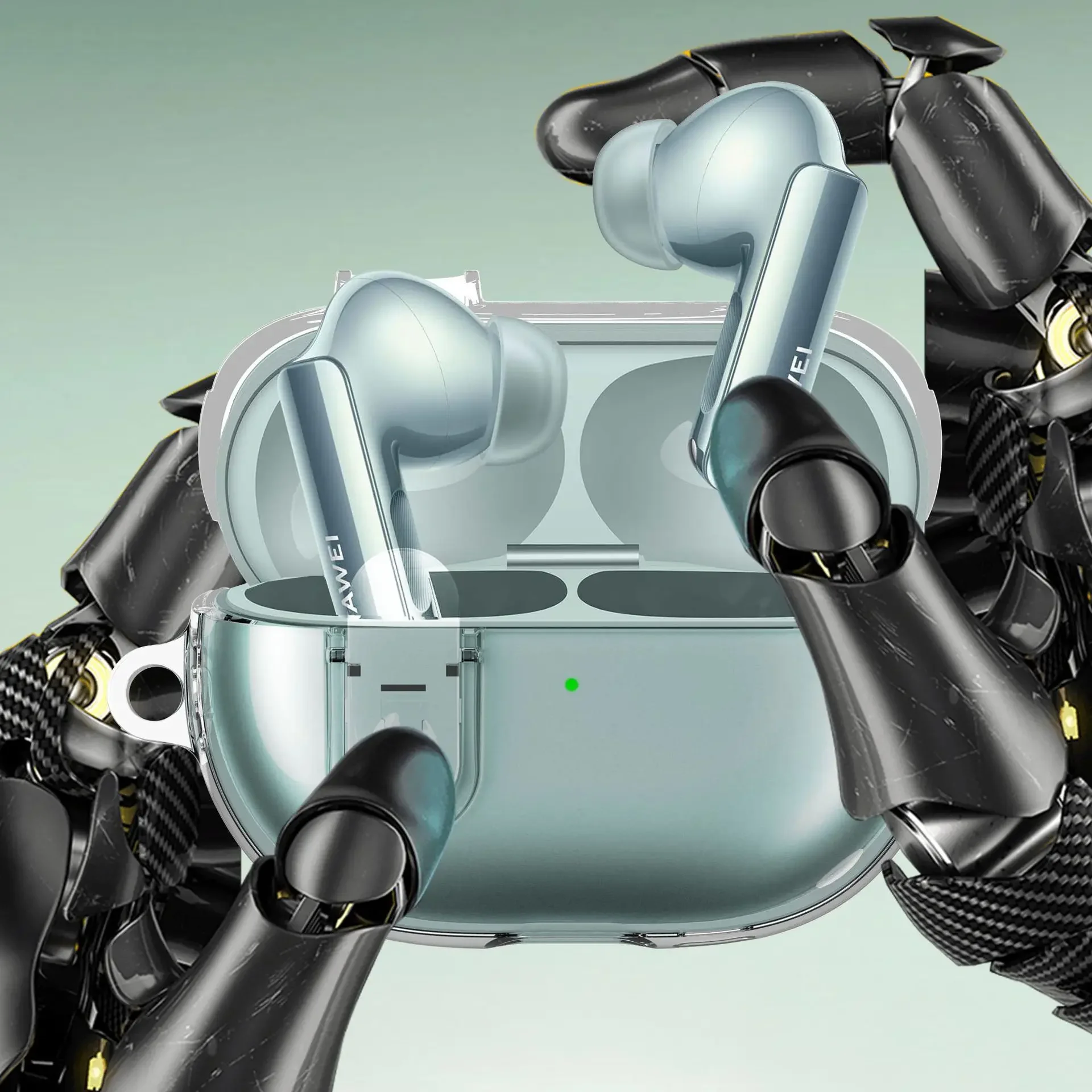 For Huawei freebuds pro 3 (2023) Case Transparent Buckle Anti Drop Design TPU Protective Capa For Huawei freebuds pro 3 Case