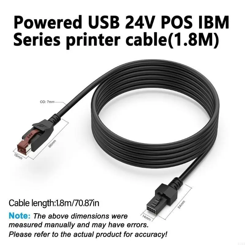 

R1WD 24V Barcode Scanning Cable Durability Cord 2.54 2x4Pin Wire For Warehouse
