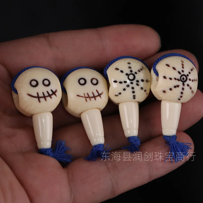 Tibetan-Style Decorative Carvings, Including A-Dai Three-Hole , Projects And Accessory Making