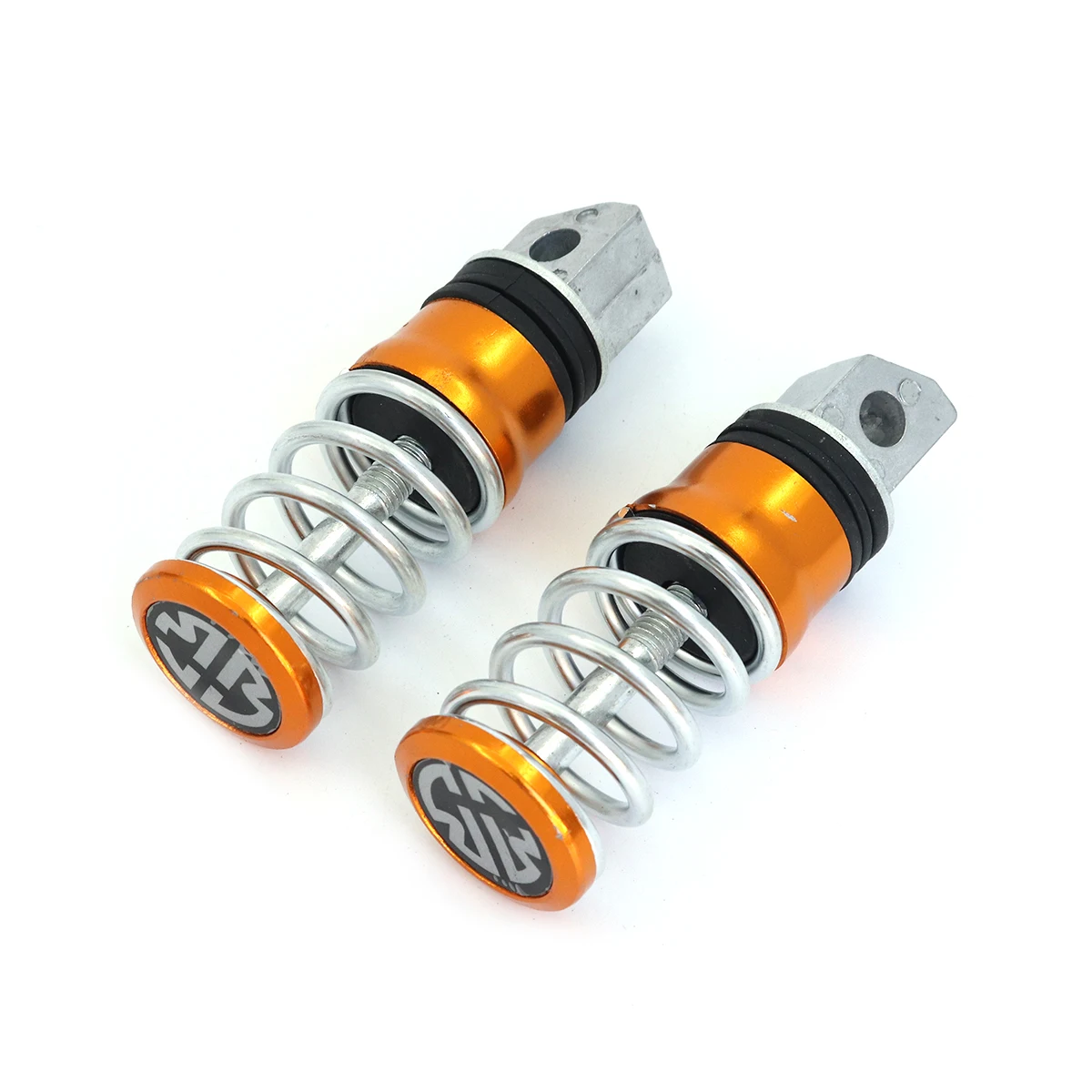 Motorcycle Electric Scooter Spring Pedal Universal Foot Peg For Yamaha Suzuki Honda Kawasaki Harley Citycoco Steel Footrests