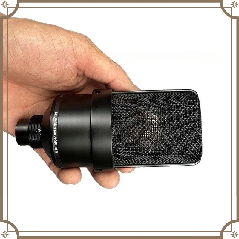 TLM103 Wired Condenser Microphone Black Color With Wooden Box Package In Stock Studio Recording Vocal Mic
