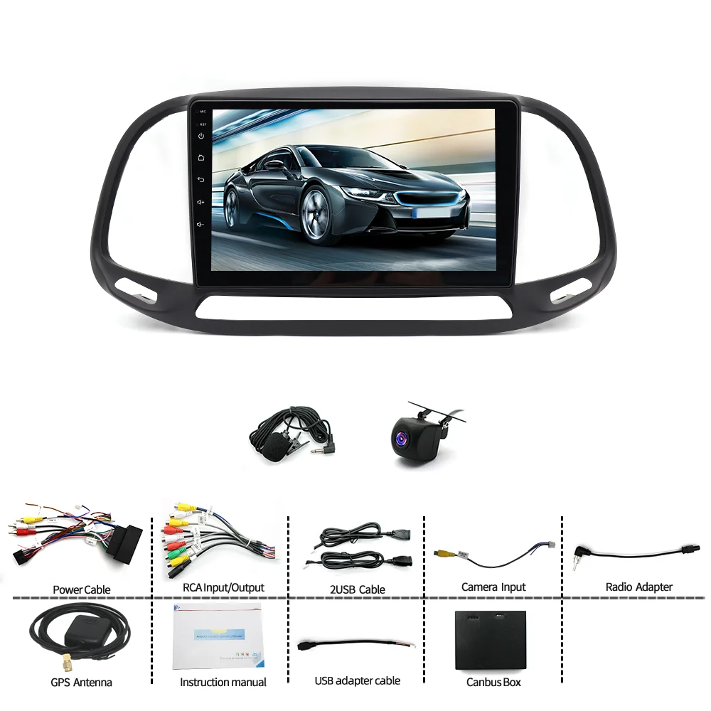 9''Android15 Car Stereo Radio GPS Navi 2+64G for Dodge RAM Promaster City 2015-2021 with Carplay Android Auto Bluetooth WiFi FM