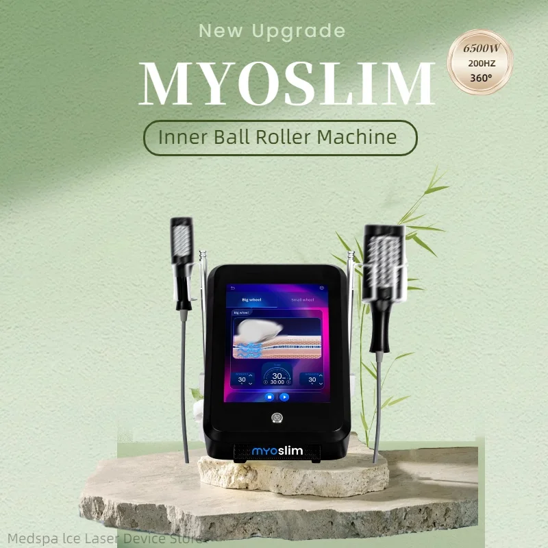 

MYOSLIM 6500W 200HZ Roller Slimming Cellulite Reduction Inner Ball Roller 360 Degree Infrared Vacuum Roller Massage Beauty