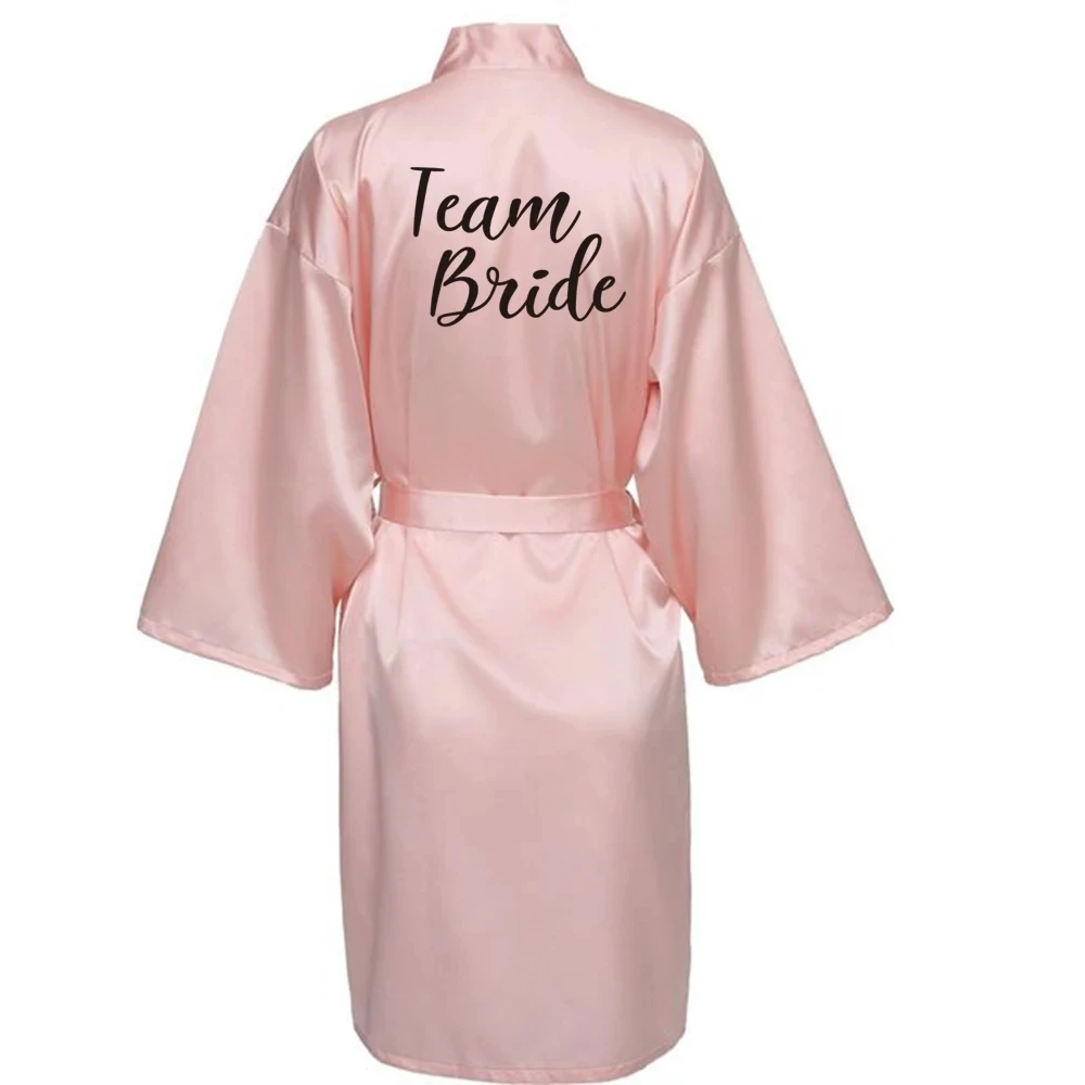 Satin Silk bride robe Wedding Robe Bridesmaid Bride Dressing Gown bridesmaid robes SP002