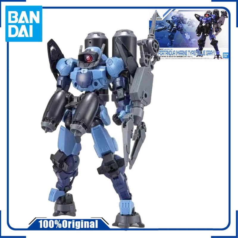 

Bandai Original 30 MINUTES MISSIONS 30MM bEXM-15C Porta Nova Bluish grey Anime Action Figure Assembly Collectible Toy Gift Mode