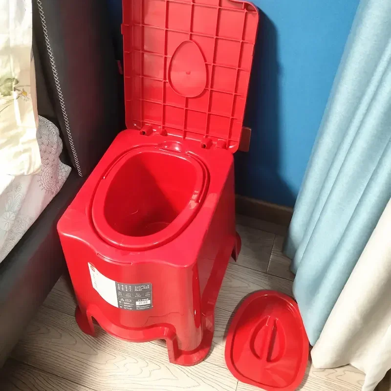 Bedpan Heightened Plastic Toilet Mobile Toilet Stool Potty Seat