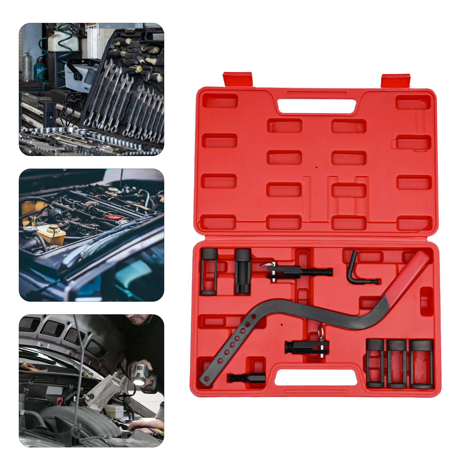 

Non Detachable Valve Spring Compression and Disassembly Tool Kit, Spring Installation and Disassembly Tool