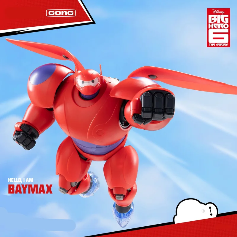 العلامة التجارية الجديدة حقيقية GONG Big Hero 6 BAYMAX سلسلة تجميعها نموذج BAYMAX 18 سنتيمتر تجميعها عمل الشكل الصبي هدية