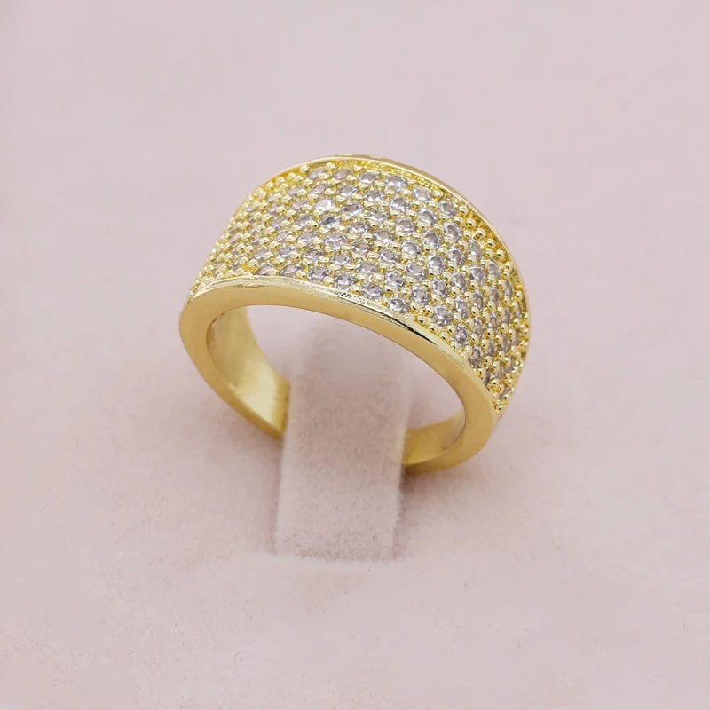 2025 New Micro Pave 5A Cubic Zirconia Ice Out Ring Prong Setting CZ Bling Women Men Wedding Engagement Rings