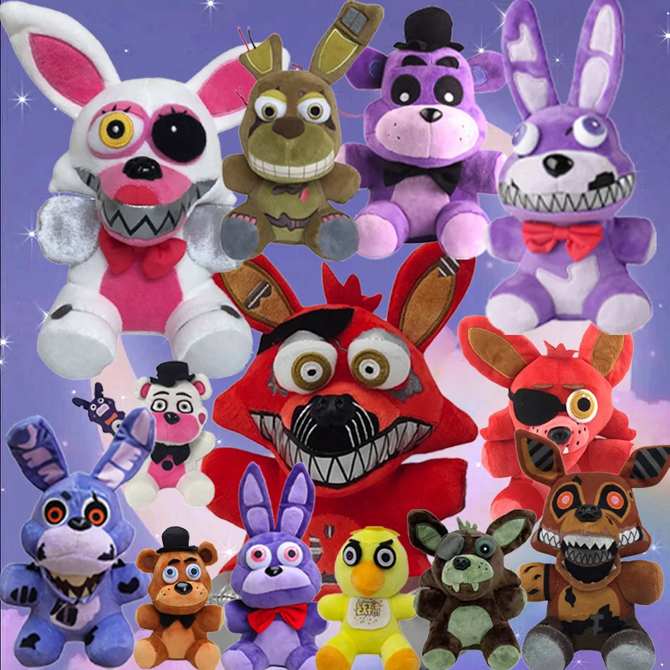 20 قطعة خمس ليلة جديدة في فريدي Fnaf لطيف ألعاب من القطيفة دمية بوني الدب ماكر الكرتون محشوة دمى فريدي لعب للأطفال هدية #1