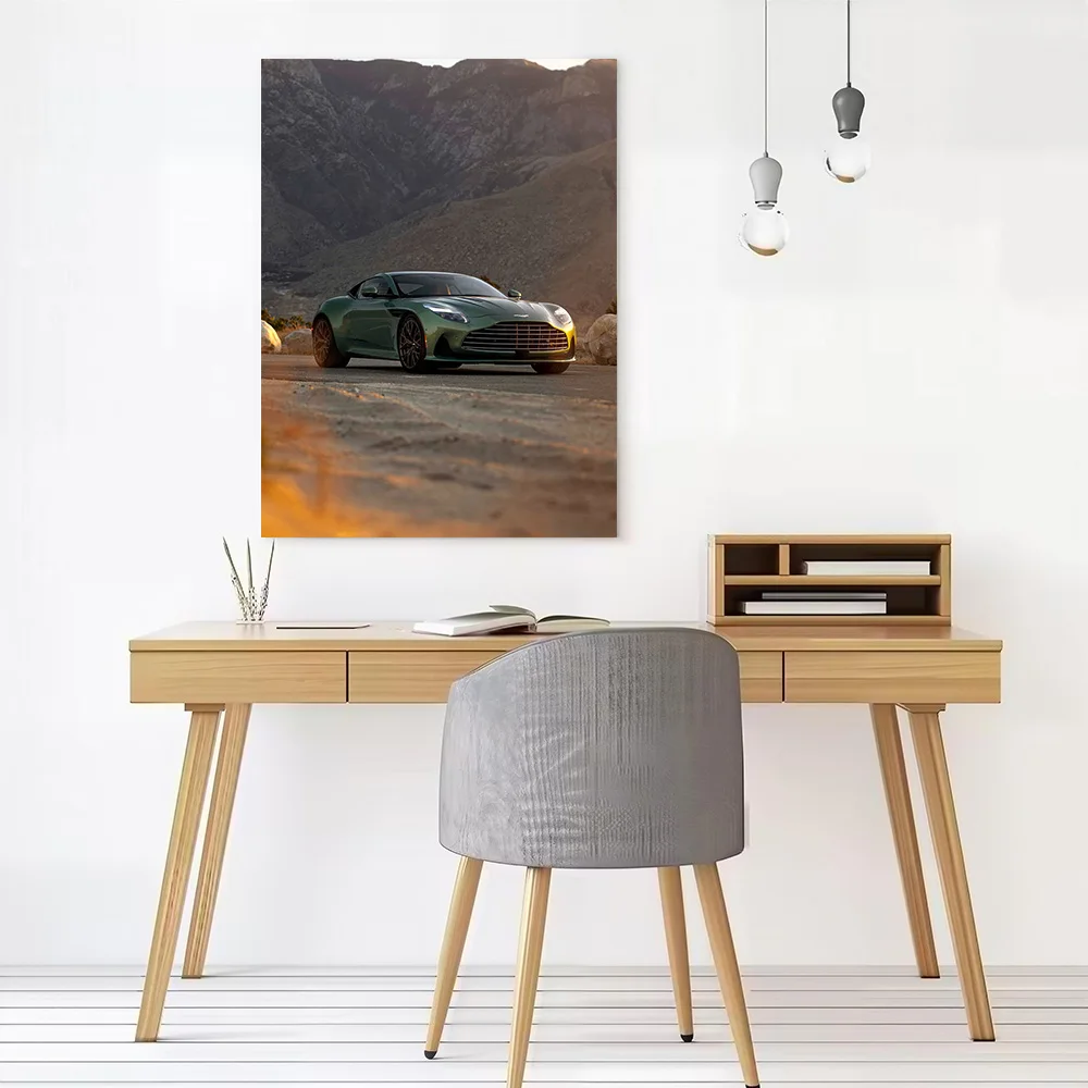 Super Car Martin Vantage Printed Canvas Poster Custom Pictures Wall Art Canvas Painting for Home Decorations Room Decoration