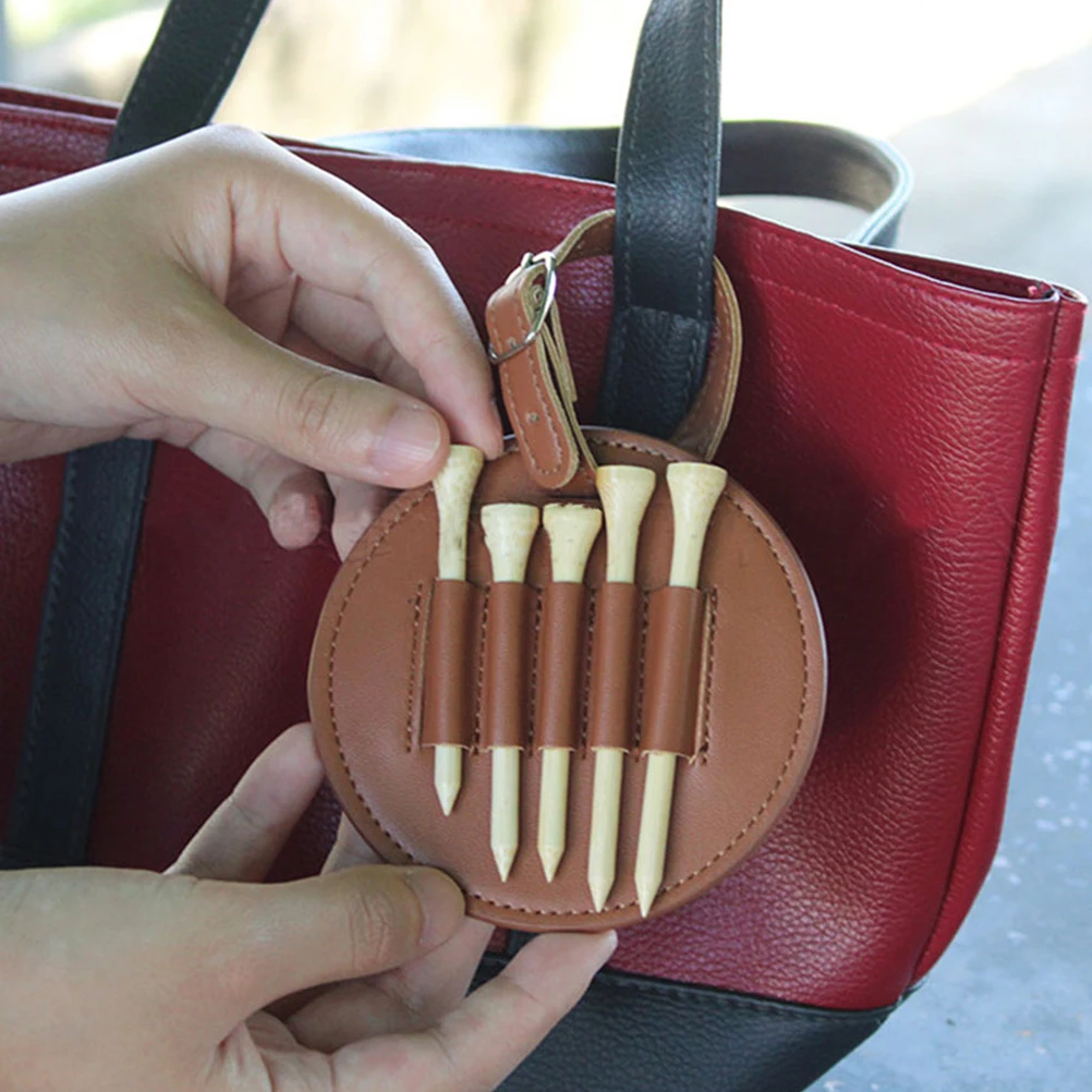 

Golf Spike Portable Tees Keeper Black Portable Tees Keeper Golfs Supplies Tee Holder Bag Golfing Golf Tee Holder Accessories