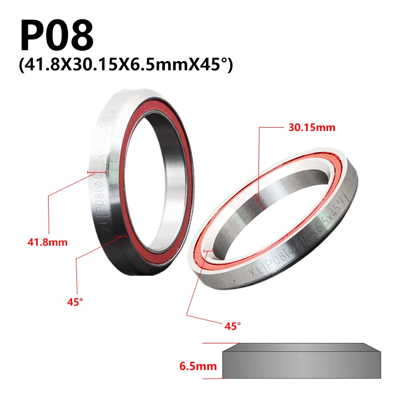 Bike Headset Bearing 38 39 41 41.8 44 46.9 49 51 52mm General Repair Bearings Road MTB Steering Bearings Bicycle Accessories