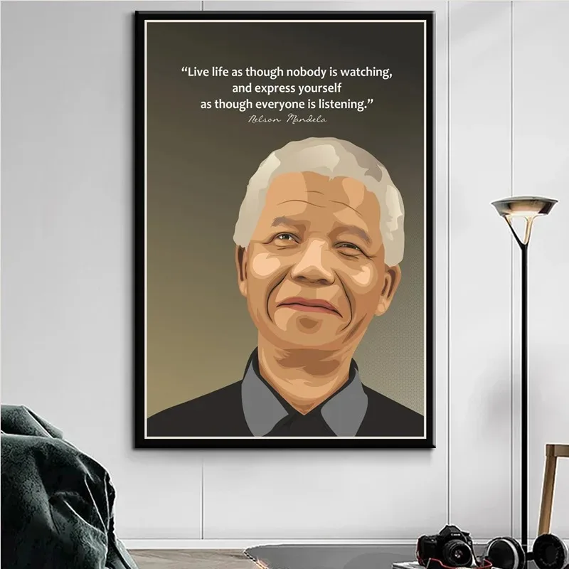 لوحة قماشية للقائد العظيم لديكور المنزل ، مطبوعات ملصق ، فن جداري ، مكتب ، دراسة ، بار ، غرفة معيشة ، هدية