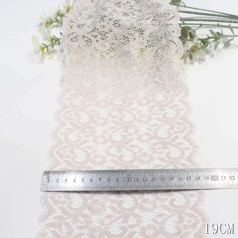 

20 ярдов винтажные эластичные кружевные отделки для шитья нижнего белья, костюм, бюстгальтер, платье, аксессуары для одежды