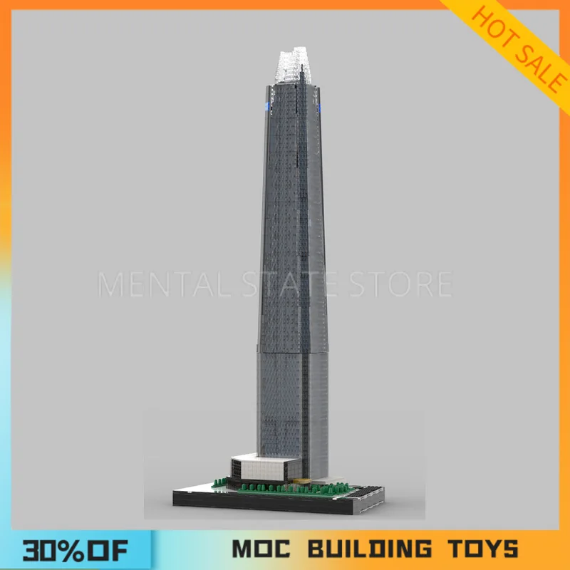 NEW 10331PCS Customized MOC Lotte World Tower Ver Building Blocks Technology Bricks DIY Creative Assembly Toys Holiday Gifts