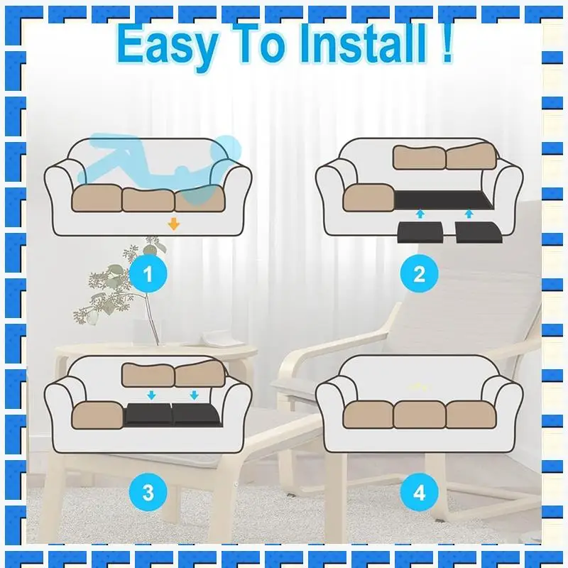 

ABNG Couch Cushion Support For Sagging Seat, 3Pcs Sofa Furniture Seat Cushion Sagging Repair, Foam Sofa Cushion Support