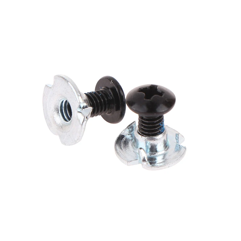 10Pairs Skate Shoes Screws Inline Roller Skate Replacement Repair Mounting Screws Nut Bolt Part Roller Skate Shoes Fittings