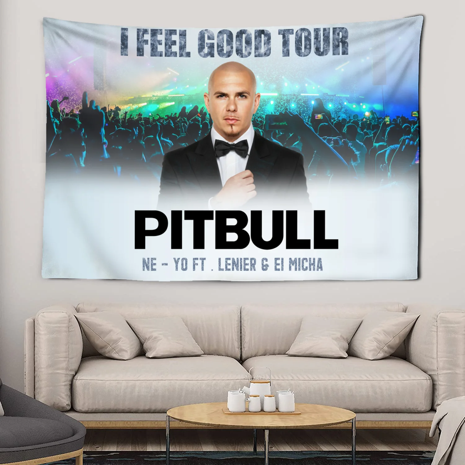 Mr 305 Pitbull Worldwide Hippie Tapestry Fabric Macrame Wall Hanging Beach Room Decor Cloth Carpet Yoga Mats Sheet Sofa Blanket