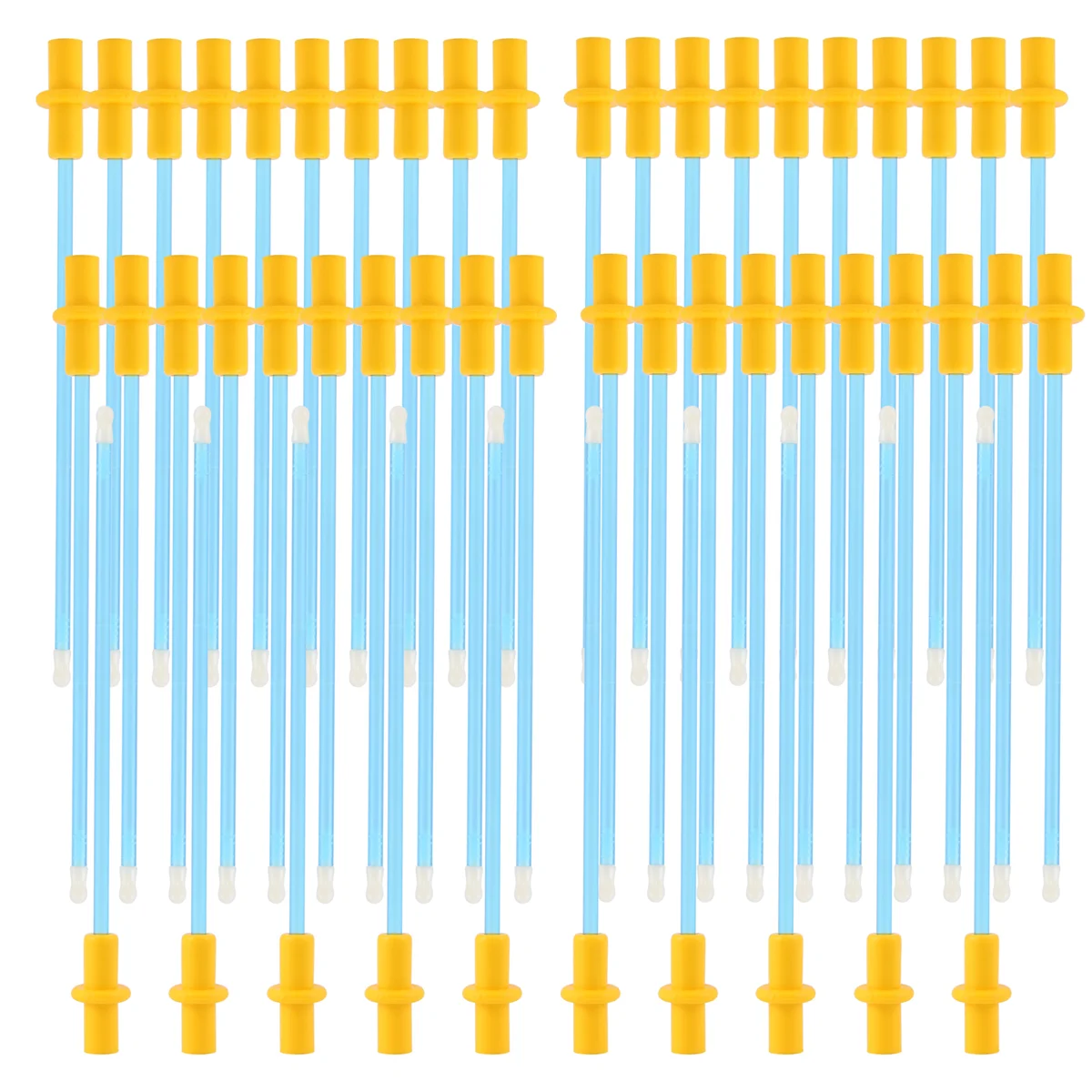 B59A50 Pieces Disposable Artificial Insemination Rods Disposable Breeding Rod Tube Flexible Breeding Catheter Tube for Dog