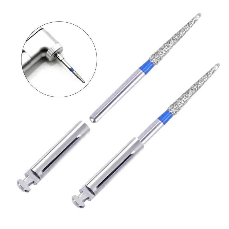 5Pcs Dental Burs Adapter FG-RA Burs Converter Rotary Polishing Shank Mandrel 1.6mm to 2.35mm Dentist Tool ﻿