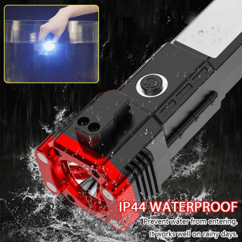 Multi-Function Safety Hammer Flashlight Outdoor self-defense flashlight Super Bright Adventure Lighting
