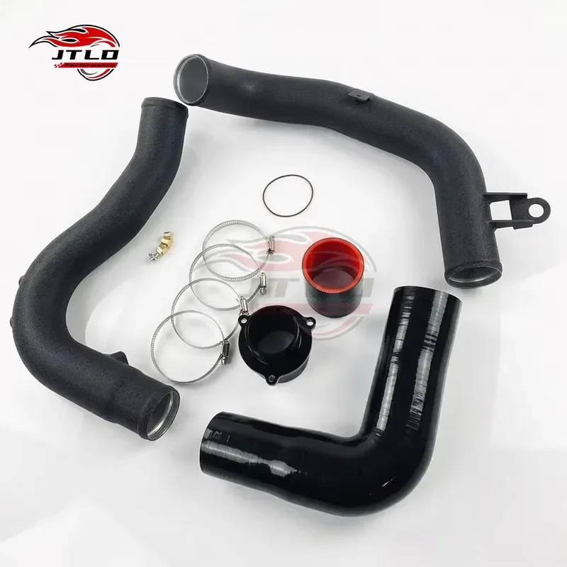 Aluminum Charge Pipe & Turbo Inlet Hose Muffler Delete Kit for VW Golf MK7 GTI R Audi A3 S3 8V MQB EA888 Gen3 1.8T 2.0T